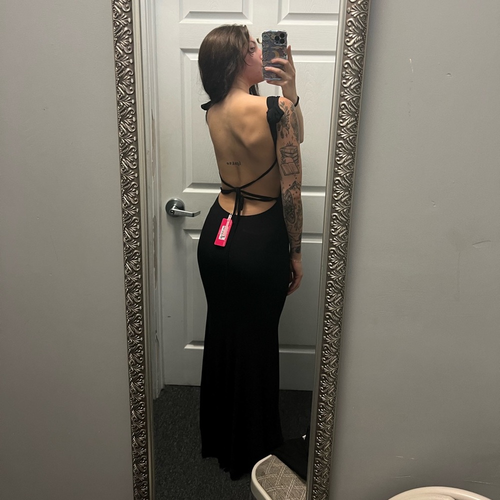 Black Wedding guest Dress